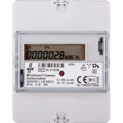 NZR 33220216 EcoCount Compact, 5(65)A, 1 Tarif, MID