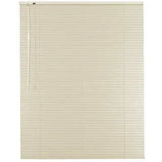 Original Easy-Shadow Aluminium Jalousie 16 mm Lamellen Breite 50 x 120 cm Höhe in Farbe creme - Bedienseite links - Fensterjalousie Jalousette Jalousien Alu-Jalousien Alu-Jalousetten Fenster Rollo Lamellenbreite 16mm / Maßanfertigung