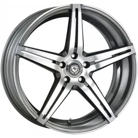 artform wheels AF 301 9,0 x 21 5 x 120 ET30 ML72,6 Grau Poliert