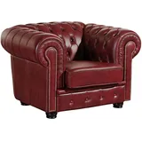 Max Winzer Sessel Norwin Chesterfield 44 x 68 x 100 cm Rot