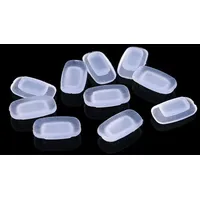 5 Paar Unisex Weiche Silikon Nasenpads Einsatz Brille Nasenpads Anti-Rutsch Brille Nasenpads Dünn für Studenten Teenager Nasenpads für Brille auf Kinder