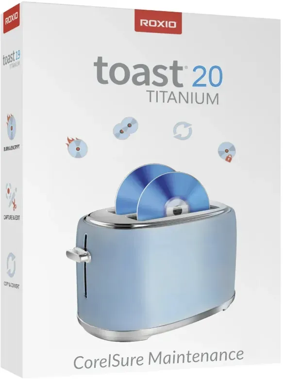 Toast Titanium CorelSure Maintenance