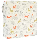 Chickwin Sitzerhöhung Stuhl Kind Baby Tragbar Sitzkissen Tragbares Boostersitze Kleinkind Verstellbar Zerlegbar Esszimmerstuhl Stuhlkissen Sitzerhöhung Kissen (32x32x8cm,Elch)