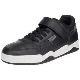 GEOX Herren J Perth Boy E Sneaker, Black/DK Grey, 37 EU