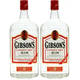 Gibson ́s Gin London Dry Gin (1 x 1 l) (Packung mit 2)