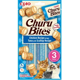 INABA Churu Bites Huhn mit Thunfisch und Muscheln 3 x 10 g
