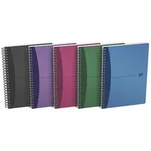 Oxford Office Spiralbuch, DIN A5, kariert, 50 Blatt, PP