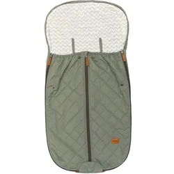 Fußsack FILLIKID "Sommerfußsack Light Big, salbei", Baby, grün (salbei, weiß), Polyester, Fußsäcke