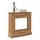 vidaXL Kaminumrandung Artisan-Eiche 90 x 30 x 90 cm Braun