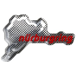 Nürburgring Aufkleber NÜRBURGRING - Aufkleber - Logo Modern 3D - 6 cm