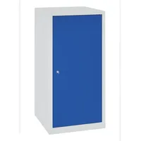 C+P Stahl-Flügeltürenschrank Serie 89, H1000xB100xT500mm, 7035/5010