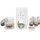 home&styling collection Aroma-Set Keramik-Aroma-Lampenset 25,5x7,5x17,6cm weiß 1 Stück