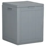 vidaXL Garten-Aufbewahrungsbox 90 L 4710 x 1540 cm Grau