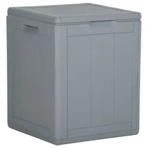 vidaXL Garten-Aufbewahrungsbox 90 L 4710 x 1540 cm Grau