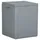 vidaXL Garten-Aufbewahrungsbox 90 L 4710 x 1540 cm Grau