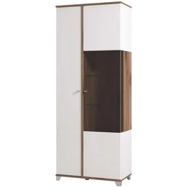 INOSIGN Vitrine Burgundy 78,5 x 40 x 200,5 cm Weiß