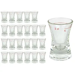 Van Well 24er Set Schnapsgläser Wachtmeister Stamper 2cl