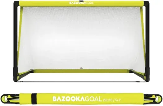 BAZOOKAGOAL CLASSIC PVC | 150x90cm | Gelb Weiss