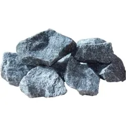 Saunasteine Olivindiabas 830061 , 20 kg - Karton, Größe 1: unter 8 cm