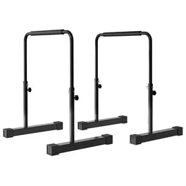 sportnow Dip Barren Bars Schwarz 80-100 cm