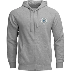 Thor Badge, Kapuzenjacke - Grau/Weiß/Blau - XXL