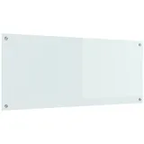 vidaXL Küchenrückwand Weiß 120x50x0,6 cm aus Sicherheitsglas