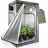 highwerk Growzelt 120 x 120 x 200 cm Grau, Schwarz