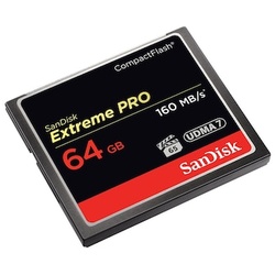 SanDisk Extreme Pro 64 GB CompactFlash Speicherkarte bis zu 160 MB/s