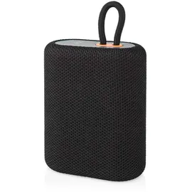 Nedis Bluetooth®-Lautsprecher | max. Batteriespielzeit: 7 hrs | Handgerät | 7 W | Mono | Eingebautes Mikro | Verknüpfbar | Schwarz