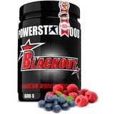 Powerstar Food - BLACKOUT 600g Geschmacksrichtung Blue Raspberry