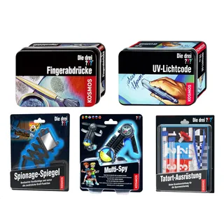 Kosmos - Die Drei ??? Fragezeichen - großes Detektiv-Set (5-teilig)