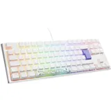 Ducky One 3 Pure White TKL PBT, LEDs RGB, MX RGB RED, USB, DE (DKON2187ST-RDEPDPWWWSC1)