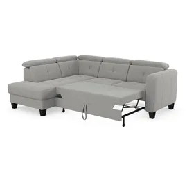 sit&more Ecksofa »Belluci L-Form« inklusive Federkern, wahlweise mit Bettfunktion und Bettkasten