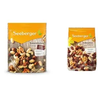 Seeberger Nusskernmischung 7er Pack: Pure Nuss-Mischung aus knackigen Haselnusskernen & Studentenfutter: Klassische Nuss-Frucht-Mischung aus Haselnusskernen