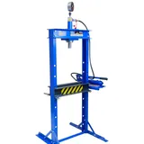 DeTec. Werkstattpresse 12 Tonnen Hydraulikpresse Manuell Industriepresse Handpumpe mit Manometer