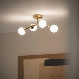 LEDKIA LIGHTING Moonlight Brass Ovo 4 Strahler rund gold