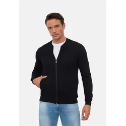 Sweatjacke SIR RAYMOND TAILOR "Bologna", Herren, Gr. XXL, schwarz, 100% Viskose, unifarben, casual, Langarm, Sweatjacken, im klassischen Design