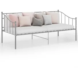 vidaXL Schlafsofa 90 x 200 cm Grau