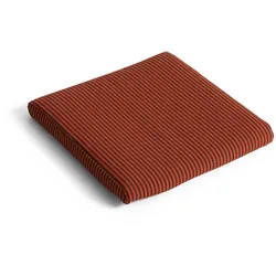 HAY - Type Seat Cushion für Stuhl, orange braun gestreift