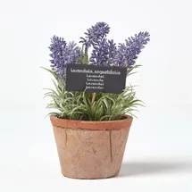 Homescapes Künstliche Lavendel-topfpflanze - Homescapes