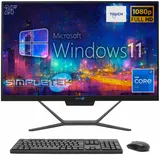 SIMPLETEK - All in One Touch PC | Intel Core i7 6. Generation | Windows 11 Pro | 32GB RAM SSD 2TB | Integrierte 2K Webcam | Touchscreen Bildschirm | BT 5.2