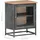 vidaXL Nachtschrank Grau 40 x 30 x 50 cm Massivholz Akazie