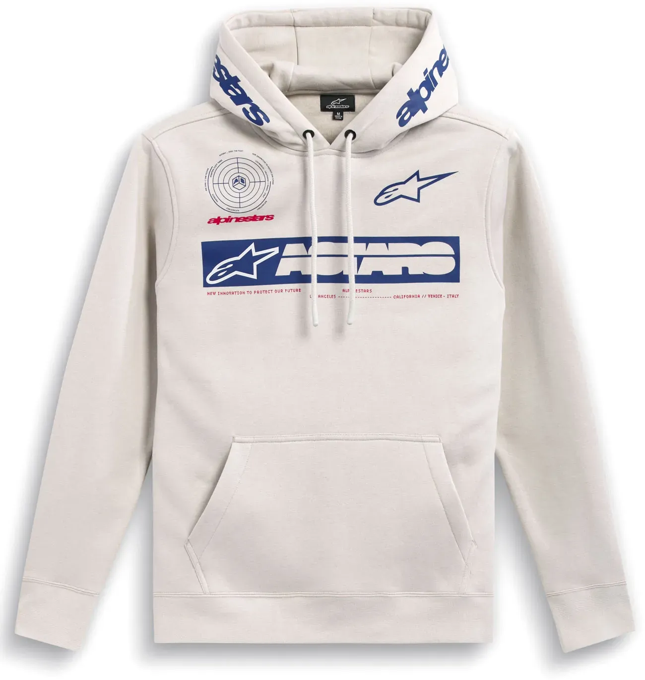 Alpinestars Conversion, sweat à capuche - Blanc/Bleu Foncé - XL