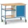 FETRA Rolltisch Stahl 5864 Holz 2 Ablageböden