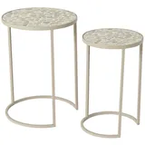 Beistelltisch  grau Kaffeetisch Laptoptisch