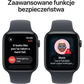 Apple Watch SE 3 GPS + Cellular 44 mm Aluminiumgehäuse Mitternacht Sportarmband Mitternacht S/M