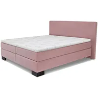 Sansibar living Boxspringbett SANSIBAR Langeoog Box-Spring-Bett Doppelbett - Rosa