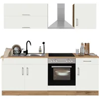 kochstation Küchenzeile »KS-Colmar«, ohne E-Geräte, Breite 210 cm