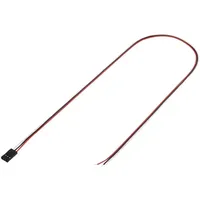 TRU Components Konfektionierte Litze Polzahl Gesamt 3 Rastermaß: 2.54