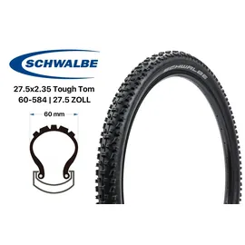 Schwalbe Tough Tom 27.5x2.35 Drahtreifen - 60/ R584